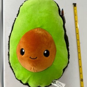 NWT plush avocado plus avocado croc charm